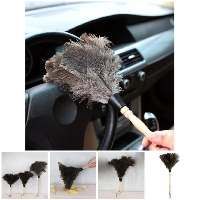 Furniture Clean Wooden Hand Household Cleaner Dust Removal Ostrich Feather Brush 1