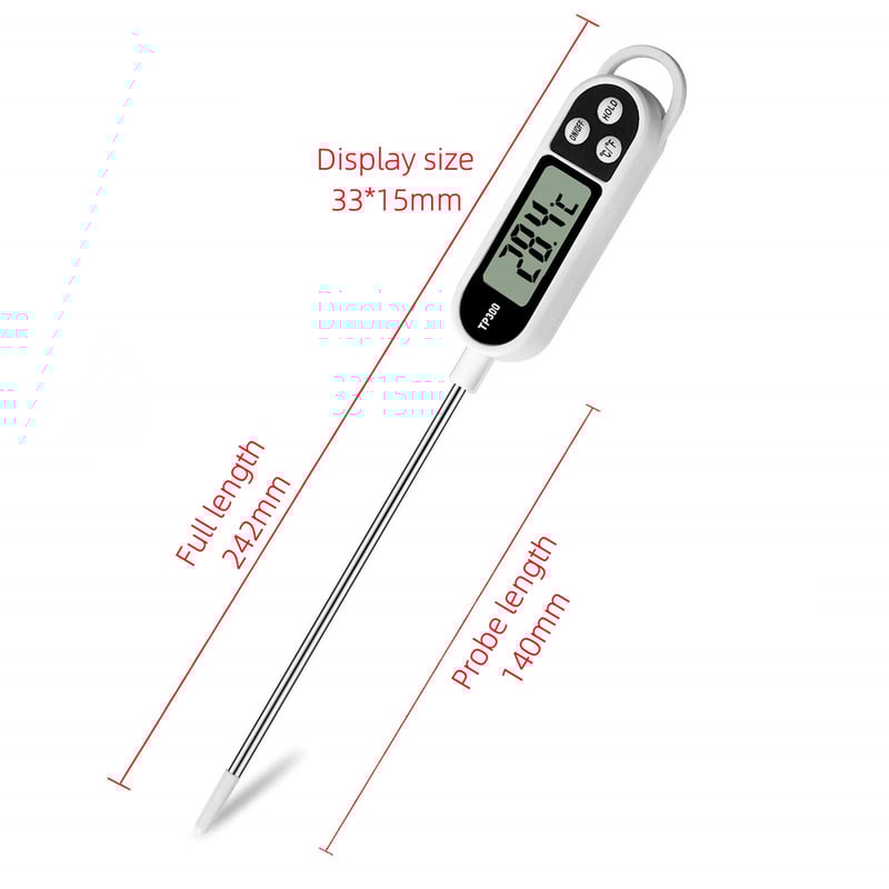 Food Thermometer For Meat Cooking Digital Kitchen Probe For BBQ And Oven 2