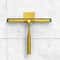 Purpose Shower Squeegee With Stainless Steel Handle Golden Color Silicone Scrape For Bathroom Mirro 2