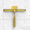 Purpose Shower Squeegee With Stainless Steel Handle Golden Color Silicone Scrape For Bathroom Mirro 2