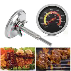 barbecue thermometer, smoker grill temperature gauge, bbq food probe