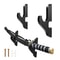 Wall Mount Wooden Sword Stand Holder, Adjustable Display Rack for Katana, Samurai Sword Hook Hanger