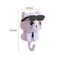 Funny Plastic Cartoon Cat Hooks, Wall Hanging, Waterproof Sunglasses, Cat Hooks, Decorative Sticky Hooks, Entrance