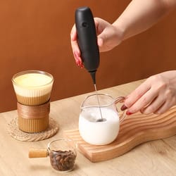 milk drink coffee whisk mixer, electric egg beater, mini frother