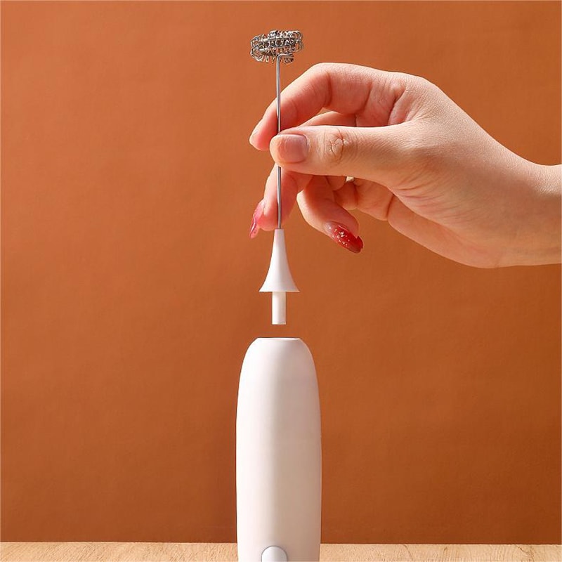 Milk Drink Coffee Whisk Mixer Electric Egg Beater Mini Frother 3