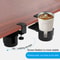 UnderDesk Cup Holder Adjustable Rotating AntiSpill Mug Holder For Coffee Mugs And Water Bottles 1
