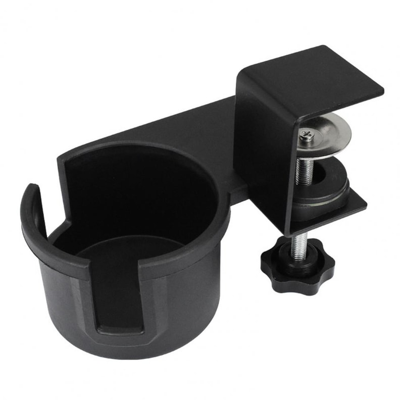 UnderDesk Cup Holder Adjustable Rotating AntiSpill Mug Holder For Coffee Mugs And Water Bottles 5