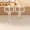 Wine Glass Hanging Holder, Metal Goblet Storage Rack, No Drilling Bar Wine-Cup Shelf for Kitchen Cabinet