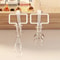Wine Glass Hanging Holder, Metal Goblet Storage Rack, No Drilling Bar Wine-Cup Shelf for Kitchen Cabinet