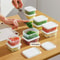 Mini Portable Food Storage Box, Kitchen Refrigerator Meat Sealed Fresh Box, Plastic Fridge Kitchen Organizer, Lunch