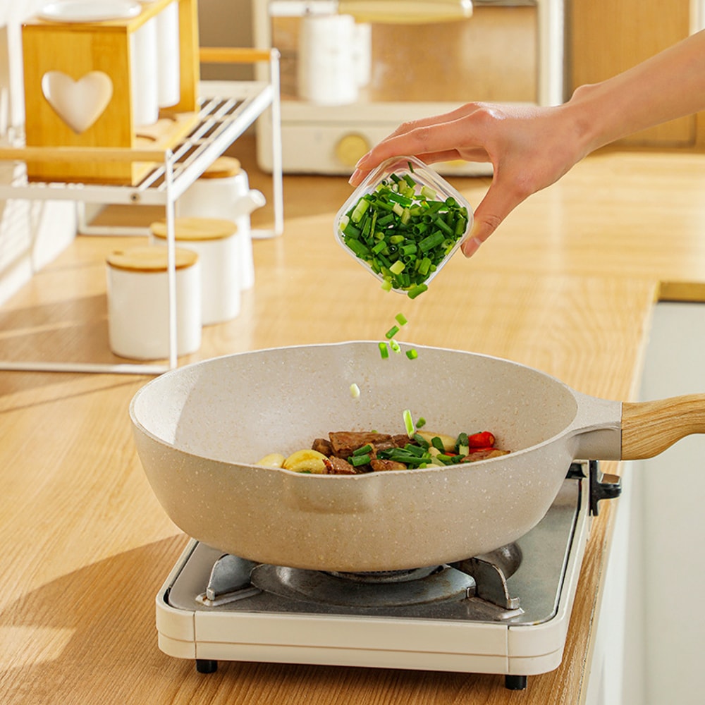 Mini Portable Food Storage Box, Kitchen Refrigerator Meat Sealed Fresh Box, Plastic Fridge Kitchen Organizer, Lunch