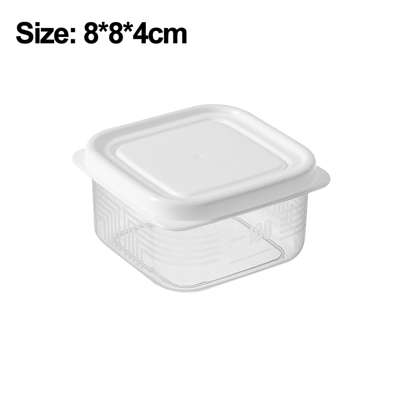 Mini Portable Food Storage Box, Kitchen Refrigerator Meat Sealed Fresh Box, Plastic Fridge Kitchen Organizer, Lunch