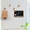 Wall Mounted Coat Hook Natural Wood Clothes Hanger Decorative Key Holder For Hats Scarves Handbags 1