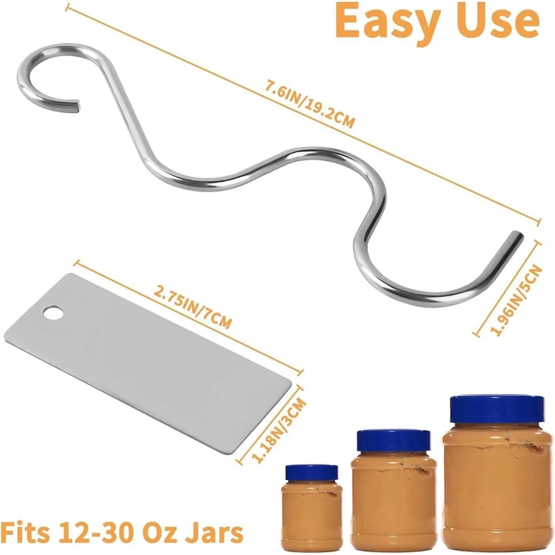 Stainless Steel Peanut Butter Mixer, Food Grade Material Manual Mixing Tools for Butter Sauces