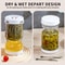 Pickles Jar With Lids Strainer Olives Food Storage Kimchi Container Hourglass Jug For Fermentation 5