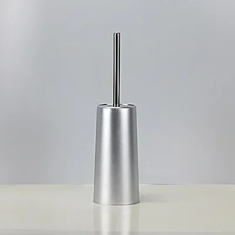 Creative Nordic Style Golden Toilet Brush with Holder, Bathroom Brush and Floor Cleaning Accessories for Elegant Home