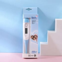 electronic digital thermometer with soft head for baby, adult, oral and armpit temperature measurement