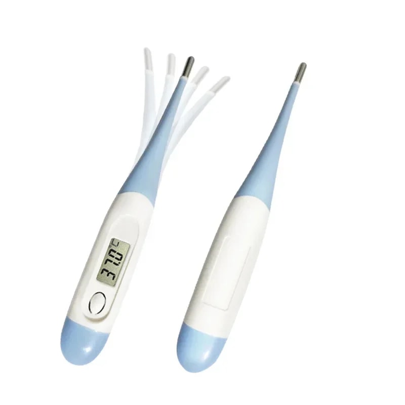 Electronic Digital Thermometer with Soft Head for Baby, Adult, Oral and Armpit Temperature Measurement