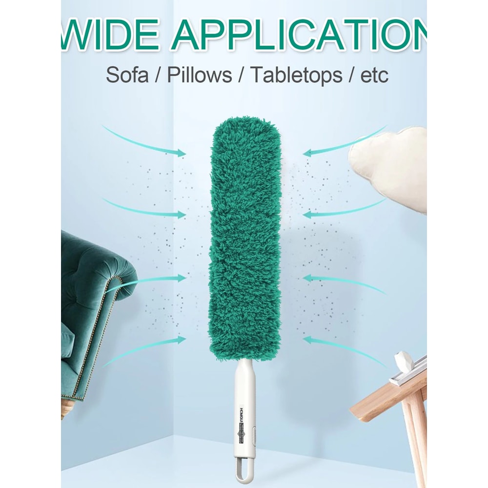 Washable Cleaning Brush For Cleaning Cars Furniture And Blinds Flexible Microfiber Duster 3