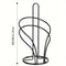 Elegant Black Gold Metal Countertop Paper Towel Holder, Reinforced Base for Kitchen and Bathroom Organization