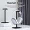 Aluminium Alloy Headset Support Stand Anti Skid Base Desktop Organizer Space Saving Earphone Mount 1