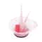 Coloring Hair Dye Brushes, Plastic Easy Clean Mixing Bowl, Home Salon Barber Tinting Brush Hairdressing DIY Haircut