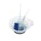 Coloring Hair Dye Brushes, Plastic Easy Clean Mixing Bowl, Home Salon Barber Tinting Brush Hairdressing DIY Haircut