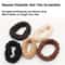 No Damage Soft Polyester Hair Ties, No Tug Scrunchies Hair Bands with Strong Elasticity for Thick or Fine Hair