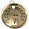 Round Sauna Hygrothermograph, Thermometer Hygrometer, Humidity and Temperature Meter for Sauna Room