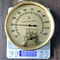 Round Sauna Hygrothermograph, Thermometer Hygrometer, Humidity and Temperature Meter for Sauna Room