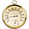 Round Sauna Hygrothermograph, Thermometer Hygrometer, Humidity and Temperature Meter for Sauna Room