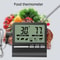 BBQ Electronic Digital LCD Food Thermometer Meat Water Oil Cooking Temperature Alarm Kitchen Cookin 2