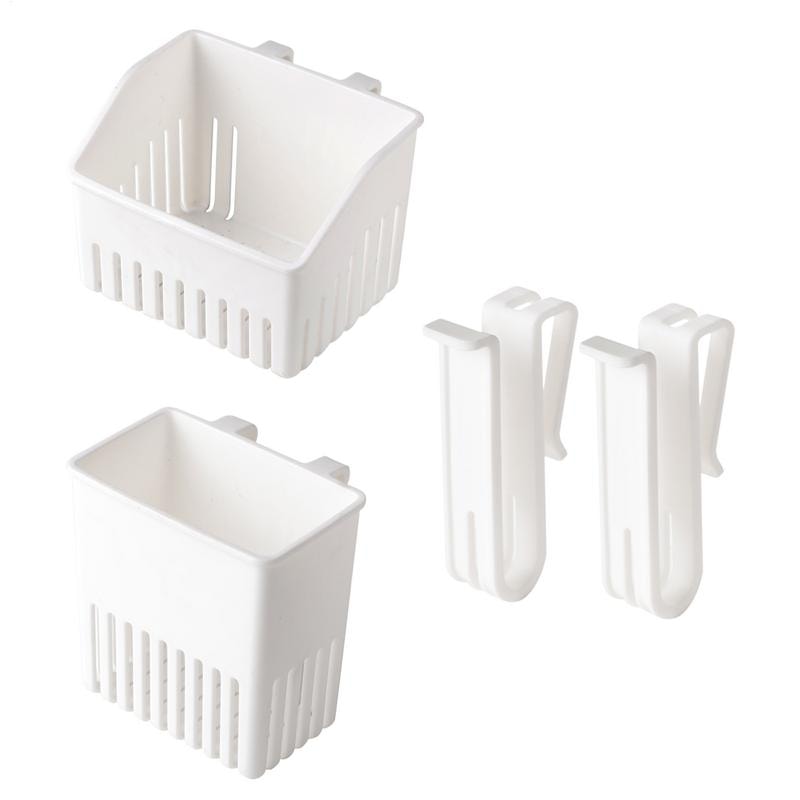 Kitchen Storage Shelf and Tableware Drain Rack, Chopstick Holder and Cutlery Organizer, Multipurpose Basket