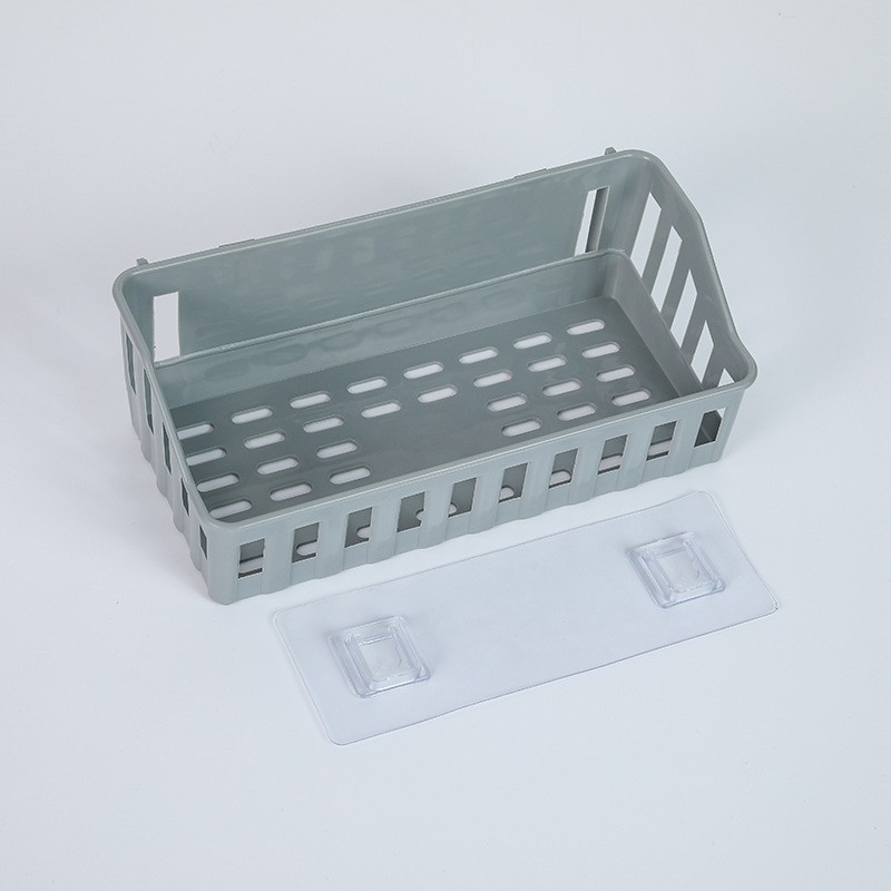 Shelf Bathroom Adhesive Storage Rack, Hooks, Kitchen Home Decoration, Corner Shower Shelf Rack Accessories