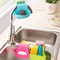 Creative Double Sink Caddy, Saddle Style Kitchen Organizer, Sponge Holder Rack, Tool Sink Hanging Basket
