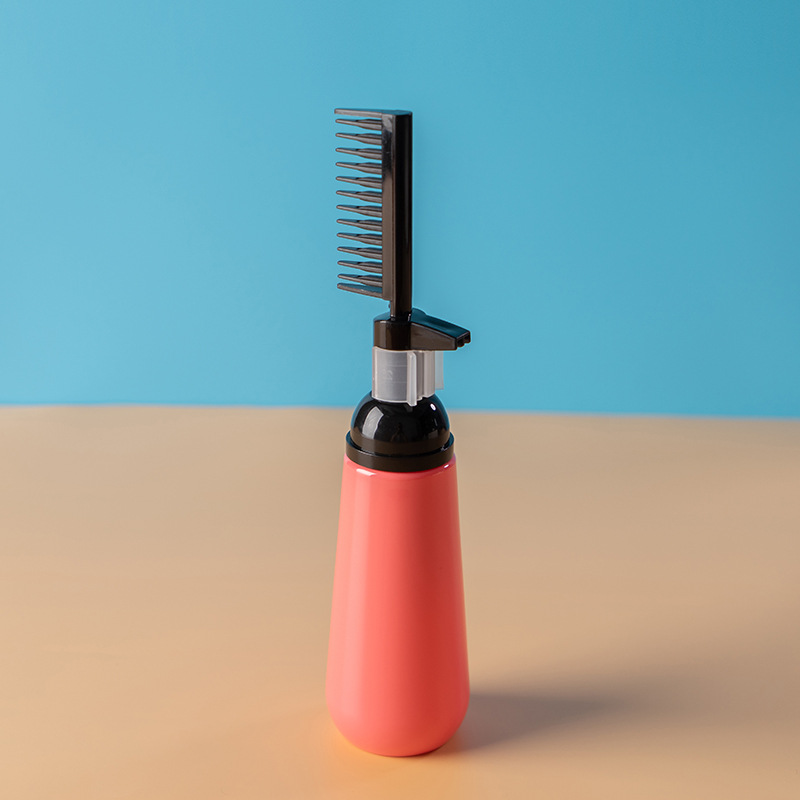 Professional Multicolor Hair Dye Refillable Bottle Applicator Comb Salon Coloring Tool 0