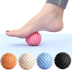 durable pvc spiky massage ball, trigger point sport fitness, hand foot pain relief