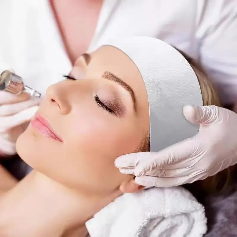 Disposable Headbands for Facials, Spa Stretch Hair Bands, Soft Skin Care, Face Washing Tools for Women Salons