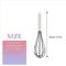 Silicone Kitchen Whisk Heat Resistant Egg Beater Sturdy Wire Balloon 5