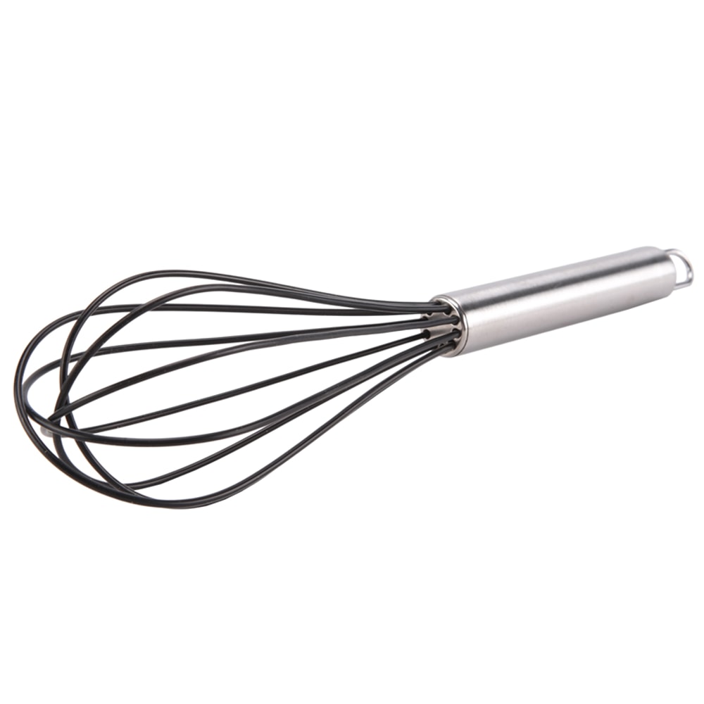 Silicone Kitchen Whisk Heat Resistant Egg Beater Sturdy Wire Balloon 1