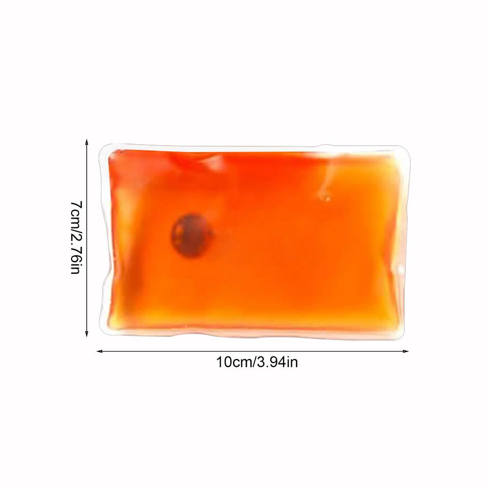 Mini Gel Hand Warmer Round And Square Instant Heat PVC Packs Reusable Winter Warmer For Skiing And 6