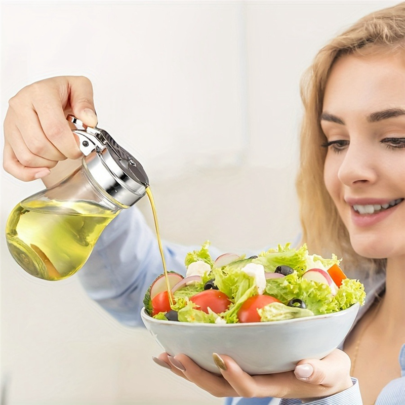 Dishwasher Safe Syrup Dispenser No Drip Syrup Bottle For Maple Syrup And Honey 1