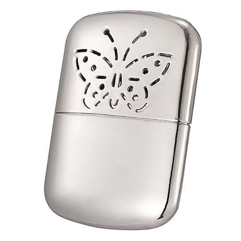 Zinc Alloy Pocket Hand Warmer Reusable Fuel Heater For Outdoor Hunting Camping Fishing 6