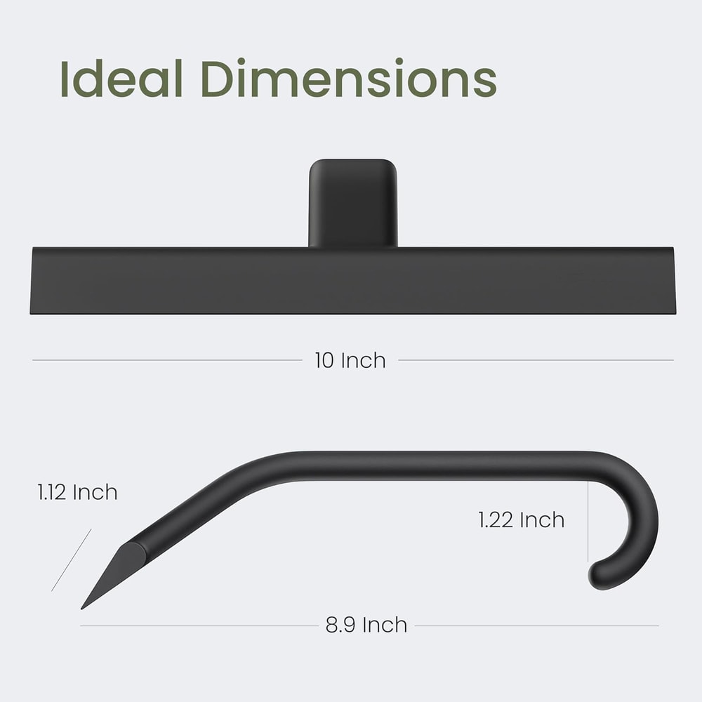 Hang Shower Squeegee For Glass Doors Silicone Design With Hook For Easy Cleaning 4