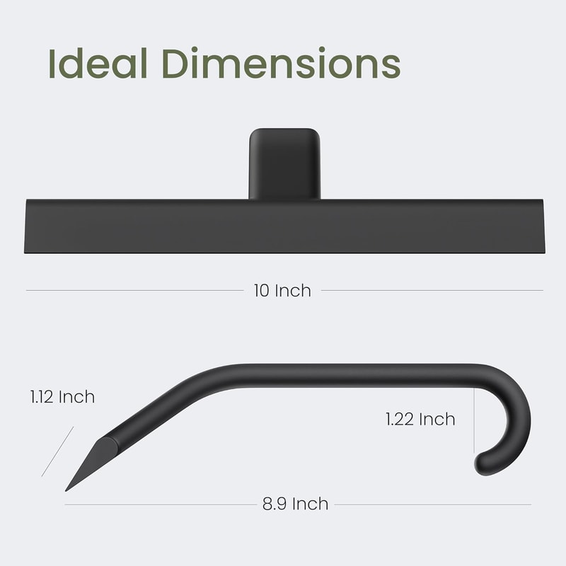 Hang Shower Squeegee For Glass Doors Silicone Design With Hook For Easy Cleaning 4