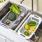 Adjustable Kitchen Storage Rack, Soap Sponge Rack, Retractable Sink Rack