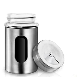 stainless steel spice shaker, seasoning cans for camping, barbecue, and storage box