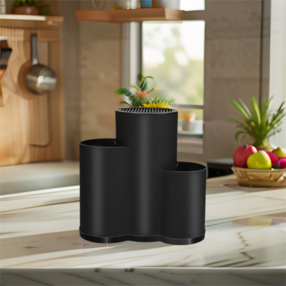 Plastic Kitchenware Drain Rack, Multifunctional Universal Knives Holder, Flatware Storage Box