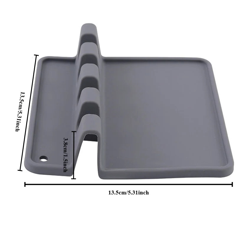 Silicone Tableware Drying Rack, Multifunctional Utensil Organizer, Non-Slip Storage Pad