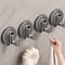 Reusable Suction Cup Hooks, Waterproof Vacuum Suction Kitchen Bathroom Wall Hanger
